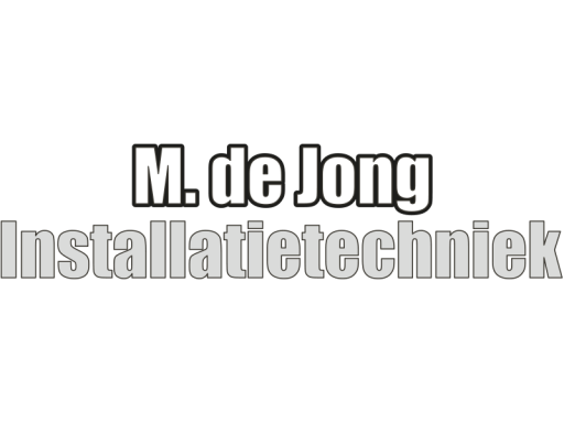 Logo M. de Jong Installatietechniek